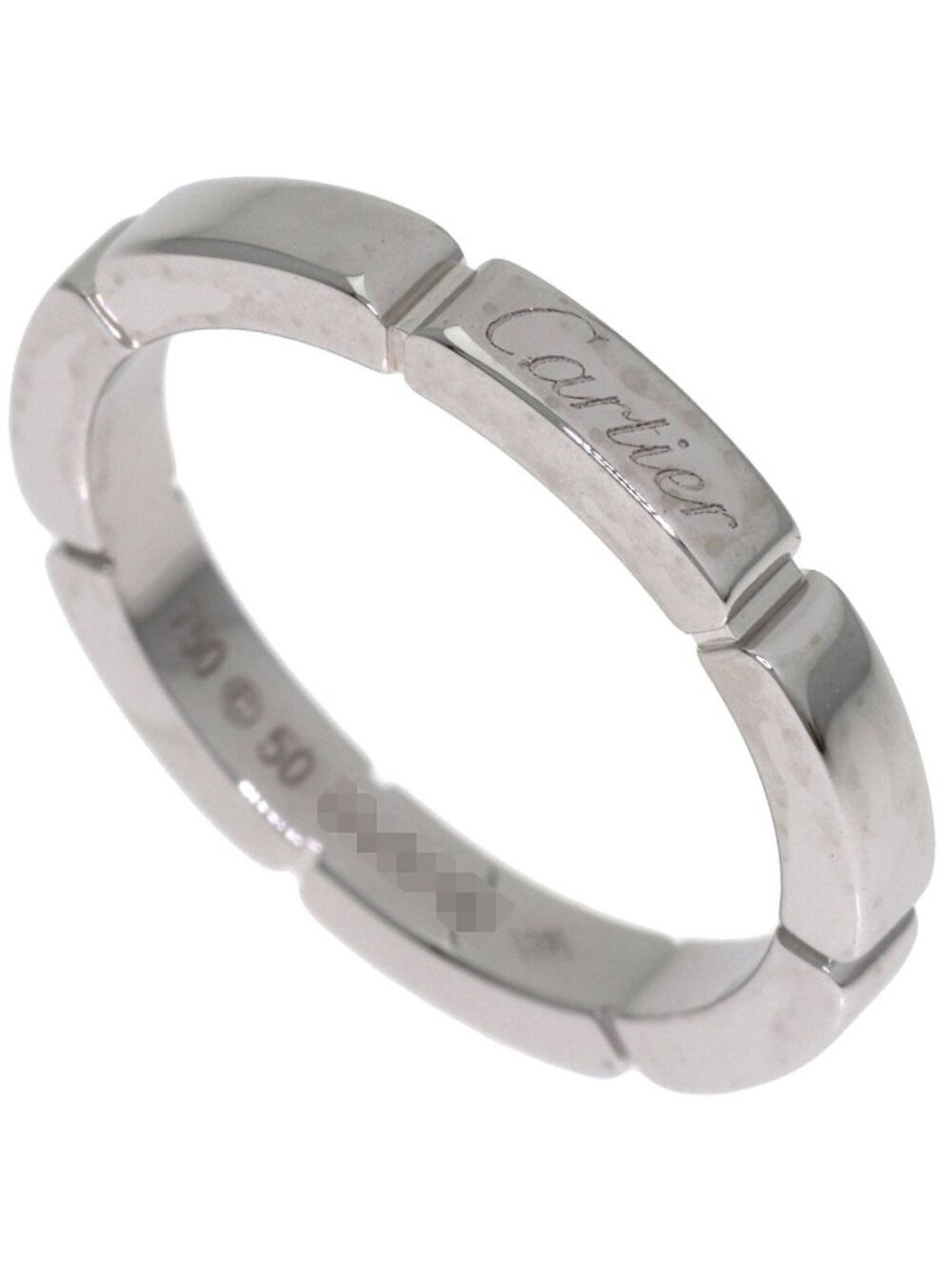 Cartier Maillon Panthere 50 Ring 18K White Gold